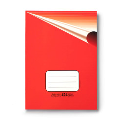 Školní sešit červený A4